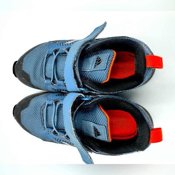 Adidas Kids Sz 1.5 Terrex Trailmaker Blue and Orange Sneakers - Picture 6 of 8